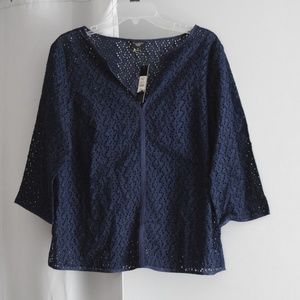 Talbots Eyelet Women's Top